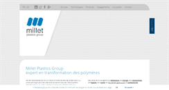 Desktop Screenshot of milletplastics-group.com